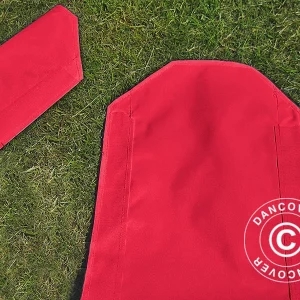 Dachrinne 8m, Rot, für FleXtents