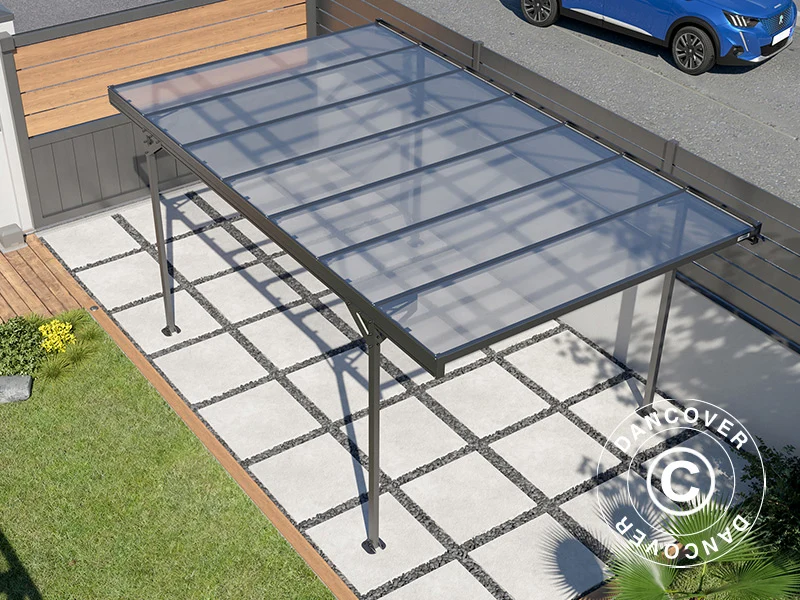 Carport Mistral, 3,09x5,09x2,27m, Anthrazit - Image 6