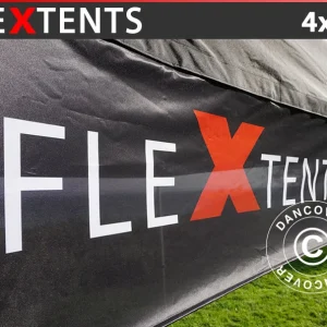 FleXtents®-Faltzelt-Banner mit Aufdruck, 4x0,5m