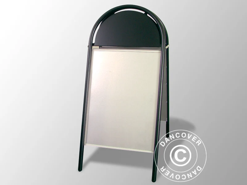 Kundenstopper, 68x140cm, Schwarz - Image 2