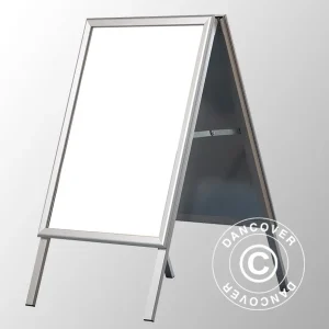 Kundenstopper, 54,2x91cm, Aluminium