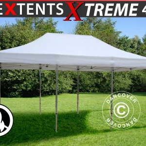 Faltzelt FleXtents Xtreme 50 4x6m Weiß, Flammenhemmend