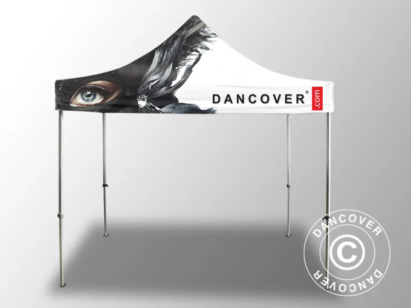 Faltzelt FleXtents PRO mit vollflächigem Digitaldruck, 3x3m - Image 3
