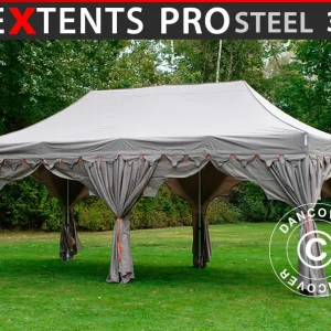 Faltzelt FleXtents PRO Steel "Raj" 3x6m Latte/Orange