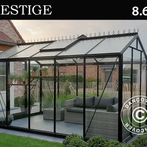 Greenhouse FLORA 2,32x3,71x2,35m Black