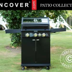 Gas BBQ Grill 53x123x112cm Black (ES)