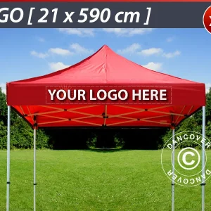 1 St. FleXtents Volant-Print 21x590cm, zentriert
