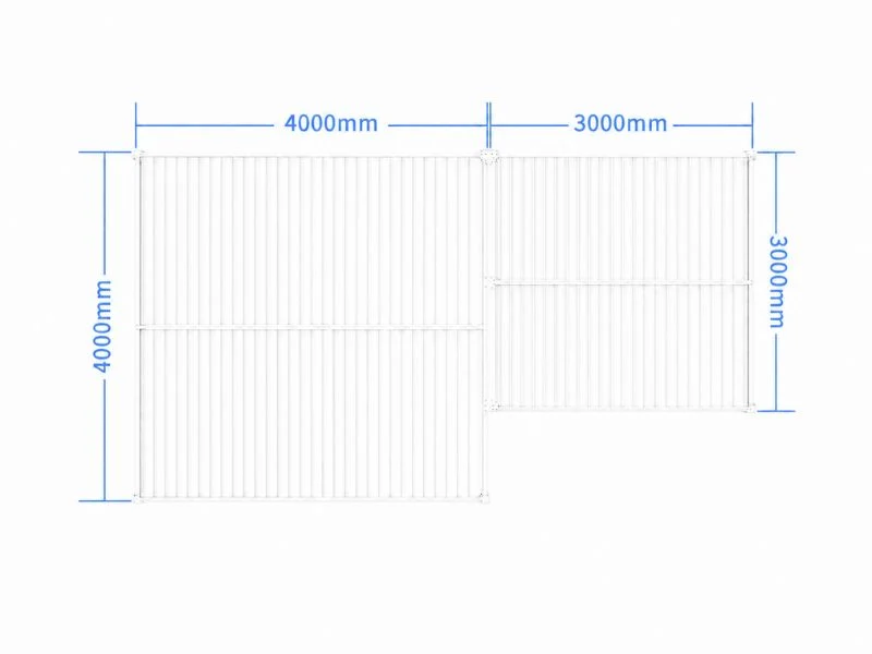 Bioklimatische Pergola Pavillon San Pablo Alu+, 3x3m, 3x4m, Weiß, 2 Stk. - Image 4
