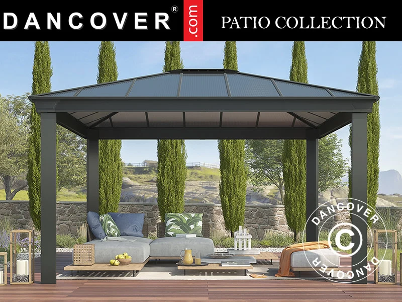 Pavillon Dallas 3,64x4,26m, Anthrazit - Image 2