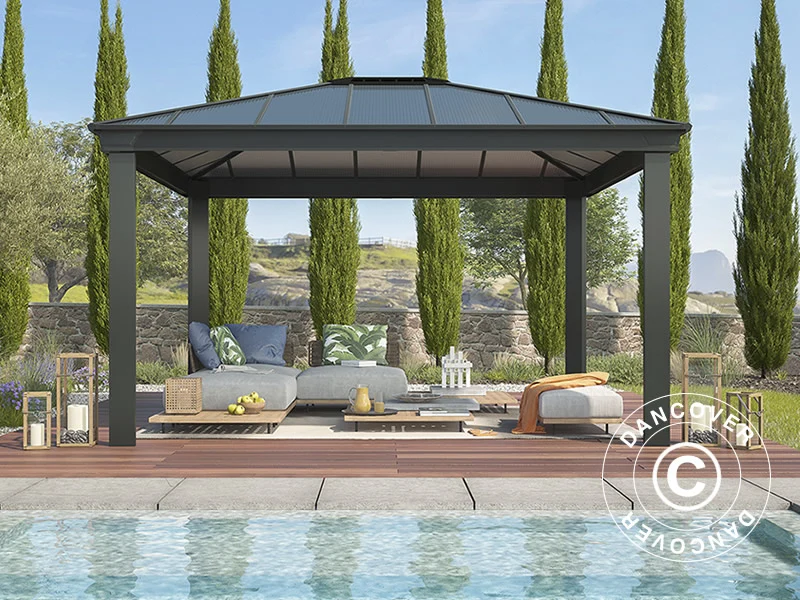 Pavillon Dallas 3,64x4,26m, Anthrazit - Image 3