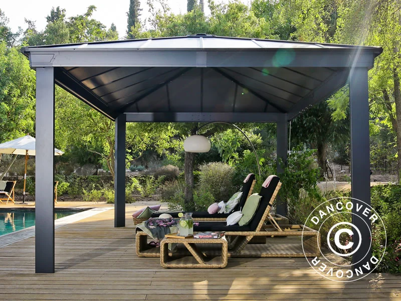 Pavillon Dallas 3,64x4,26m, Anthrazit - Image 4