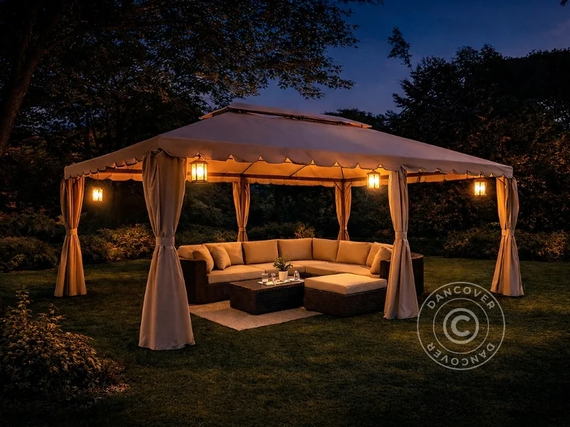 Pavillon Osiris 3x6m, Sand - Image 3