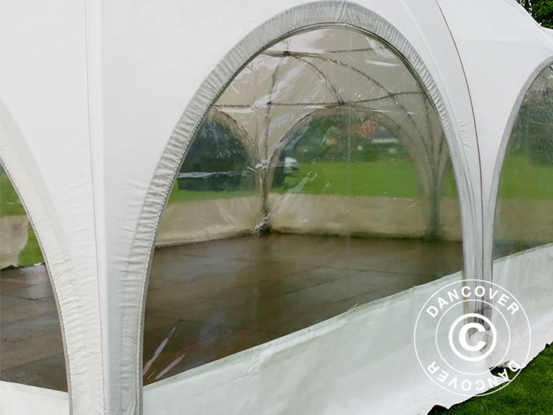 Kuppelzelt Multipavillon 6x6m, Weiß - Image 7