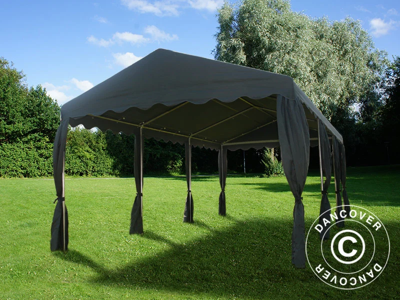 Partyzelt UNICO 3x6m, Dunkelgrau - Image 9