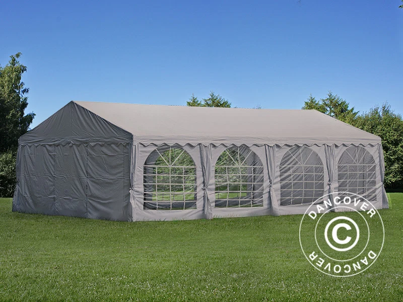 Partyzelt UNICO 5x8m, Sand - Image 4