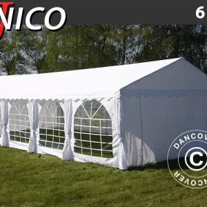 Partyzelt UNICO 6x12m, Weiß