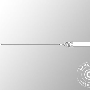 Draht mit Haken, Ø3x9870mm