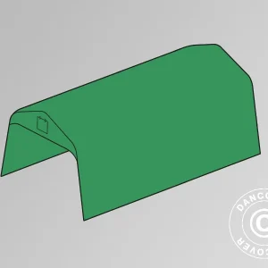 Dachplane für Zeltgarage PRO 3,77x7,3m PVC, grün