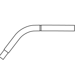 Eckbogen, 1606/1404mm
