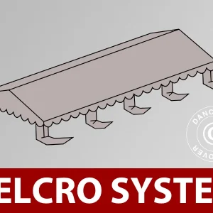 Dachplane für Partyzelt UNICO, PVC/Polyester, 5x8m, Sand