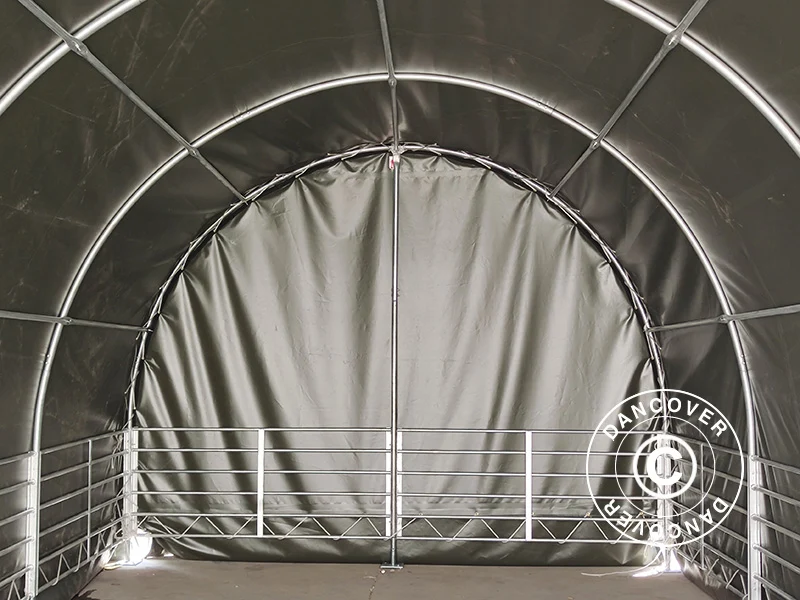 Weidezelt 4x8x3,15m, PVC, Grün - Image 7