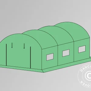 Plane für Foliengewächshaus, 3x4,5x2m, 140 g/m2 PE, grün