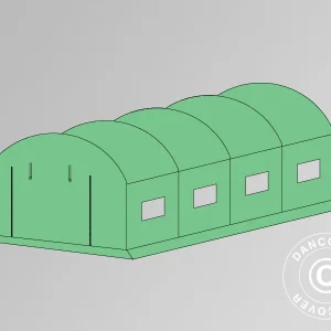 Plane für Foliengewächshaus, 3x6x2m, 140 g/m2 PE, grün