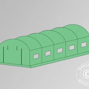 Plane für Foliengewächshaus, 3x8x2m, 140 g/m2 PE, grün