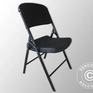 Klappstuhl 48x43x89cm, Schwarz, 4 St.