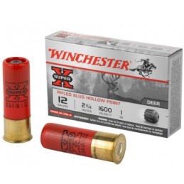 Cartucho Bala Winchester Cx.5 Cal.12 Super-X Rifled HP Slug