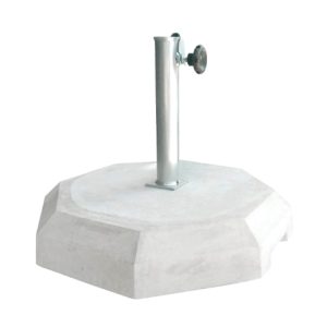 Base de Chapéu Natural Sextavada em Betão | 23Kg