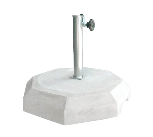 Base de Chapéu Natural Sextavada em Betão | 23Kg - Image 2